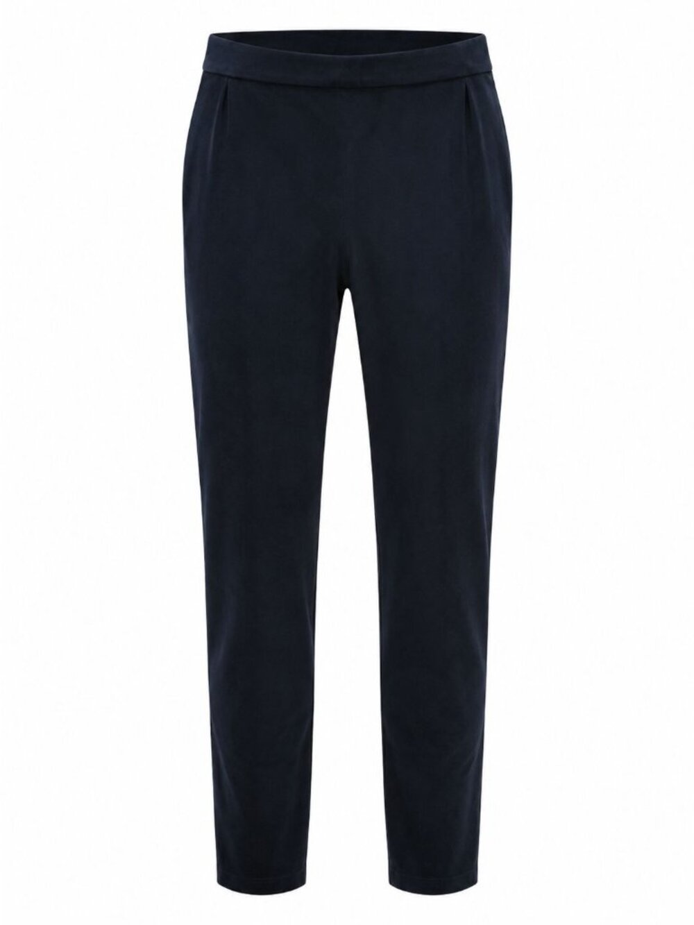 Graver Susan Graver Regular Faux Suede Leggings Sz M Navy Pull On Stretch Knit